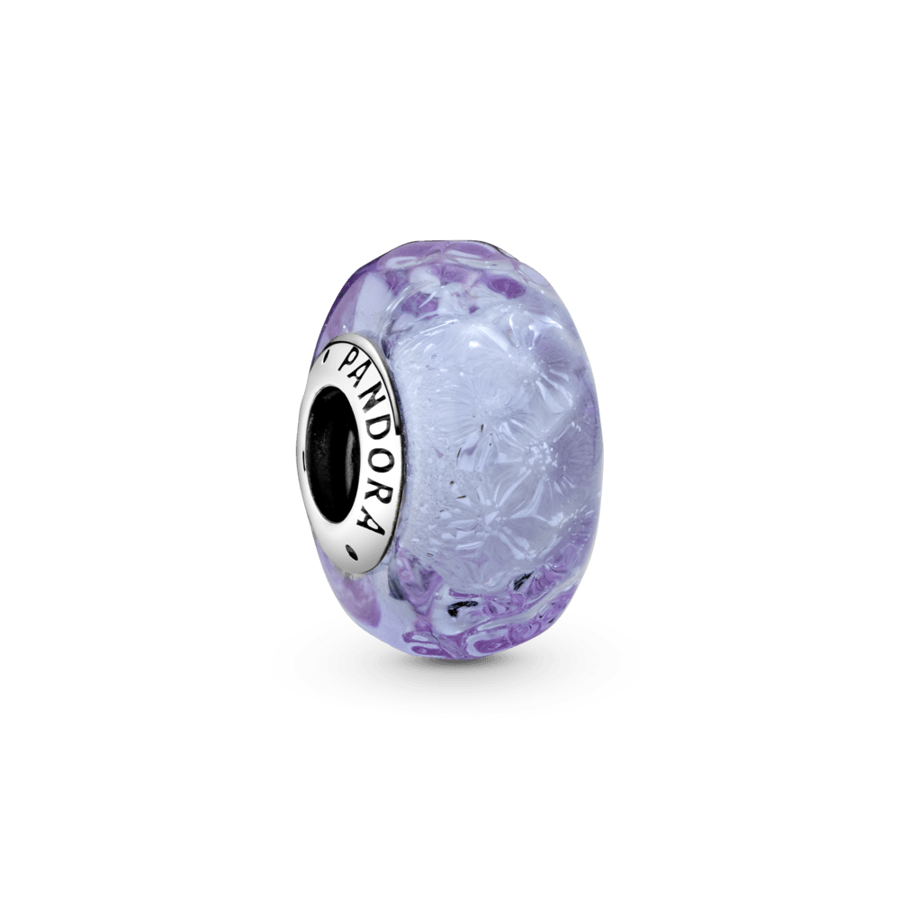Charm Vetro di Murano Lavanda