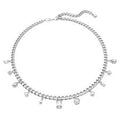 CHOKER SWAROVSKI CAPSULE:CHOKER PRL WHITE/RHS - COLLANA