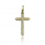 Ciondolo Croce in Oro con Diamanti - ciondoli