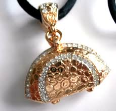 CIONDOLO SWAROVSKI A FORMA BORSA VINTAGE - COLLANA