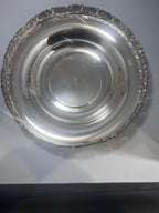 Ciotola in Argento con Bordo Floreale Cesellato - ARGENTERIA