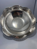 Ciotola in Argento con Bordo Traforato e Piedini Decorativi - ARGENTERIA