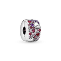 Clip Cuori Asimmetrici Con Pavé