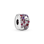 Clip Cuori Asimmetrici Con Pavé