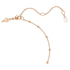 Collana a Y Imber Taglio Round, Bianco, Finitura oro rosa 18K