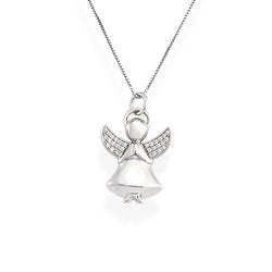 Collana Angelo Argento Zirconato N&N