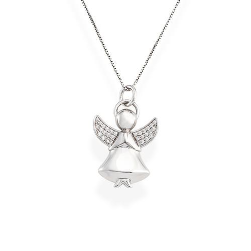 Collana Angelo Argento Zirconato N&N