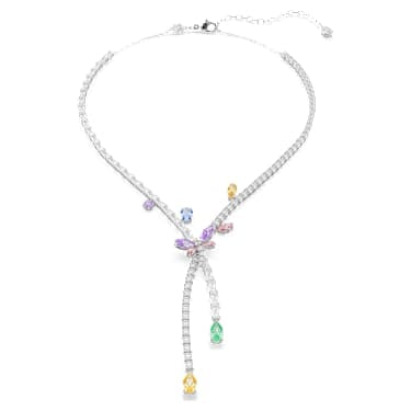 Collana Ariana Grande x Swarovski Taglio misto Libellula Multicolore Placcato rodio - COLLANA