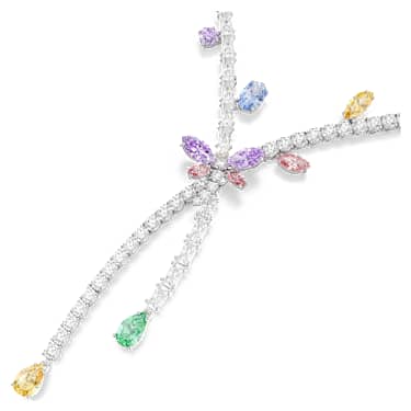 Collana Ariana Grande x Swarovski Taglio misto Libellula Multicolore Placcato rodio - COLLANA