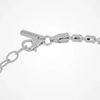 COLLANA BARREL CRYSTAL 3 41+estensione Silver