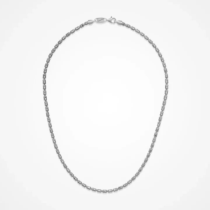 COLLANA BARREL CRYSTAL 3 Silver