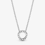 Collana con Cerchio Pavé