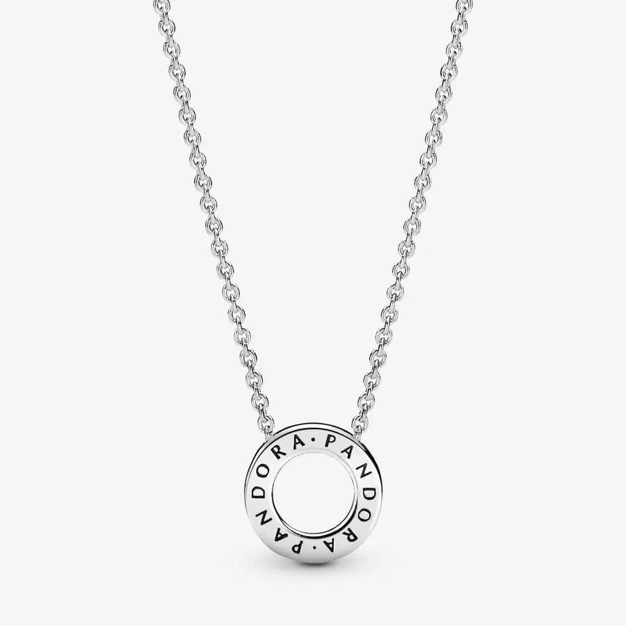 Collana con Cerchio Pavé