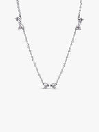 Collana con Fiocchi Luminosi Argento Sterling 925 - COLLANA