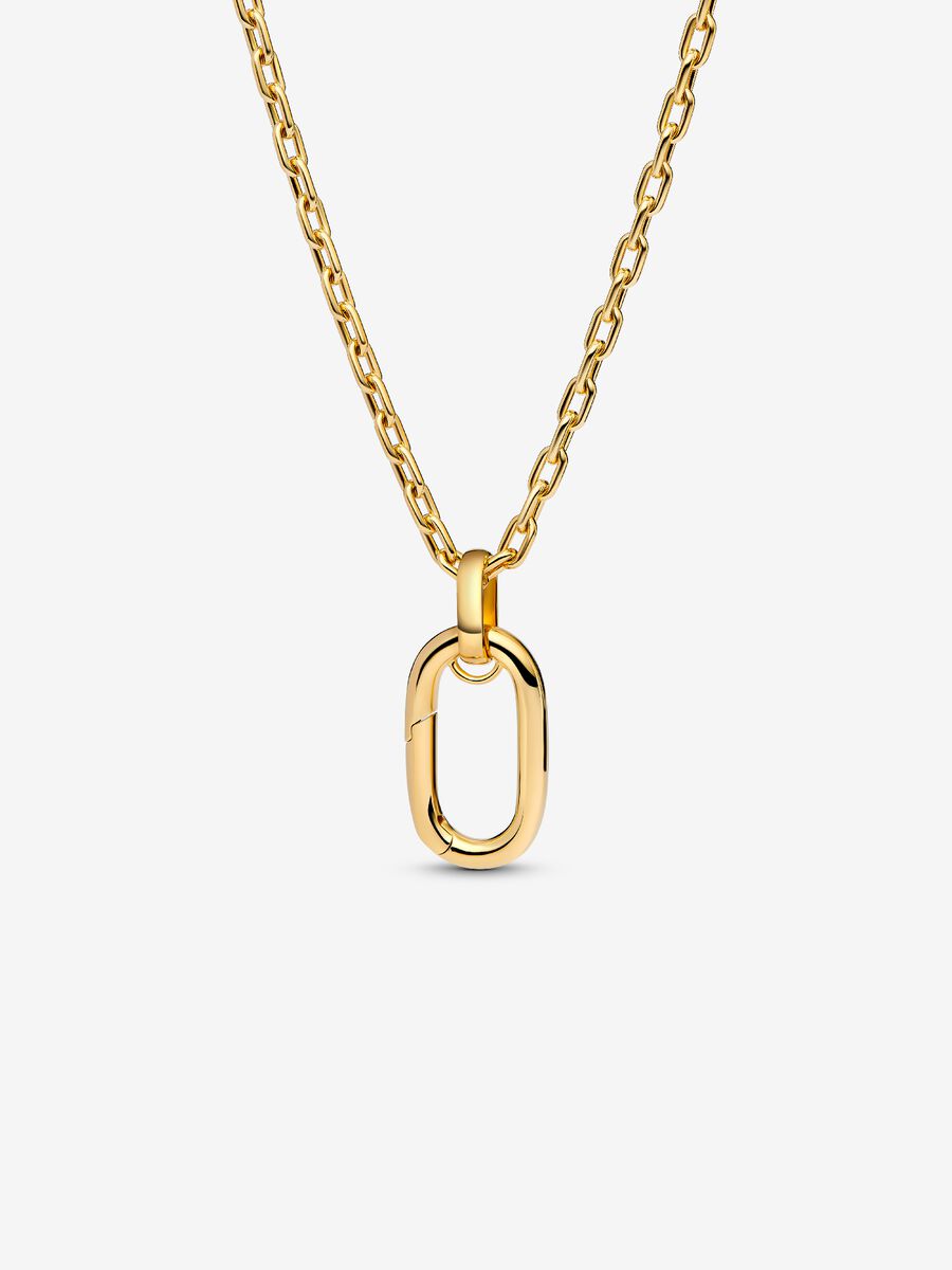 Collana con Link Pendente Apribile Pandora ME Placcatura in Oro 14k - COLLANA