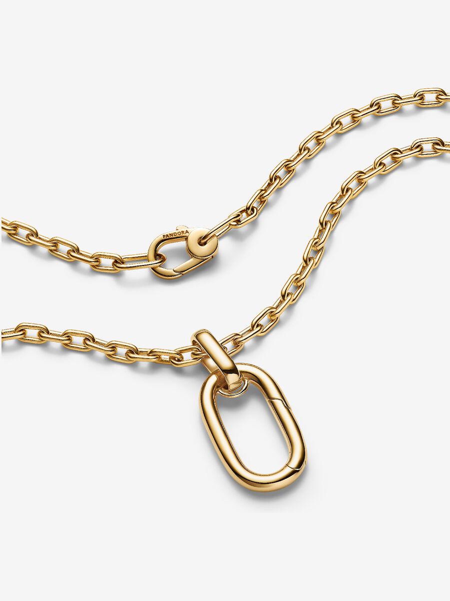 Collana con Link Pendente Apribile Pandora ME Placcatura in Oro 14k - COLLANA