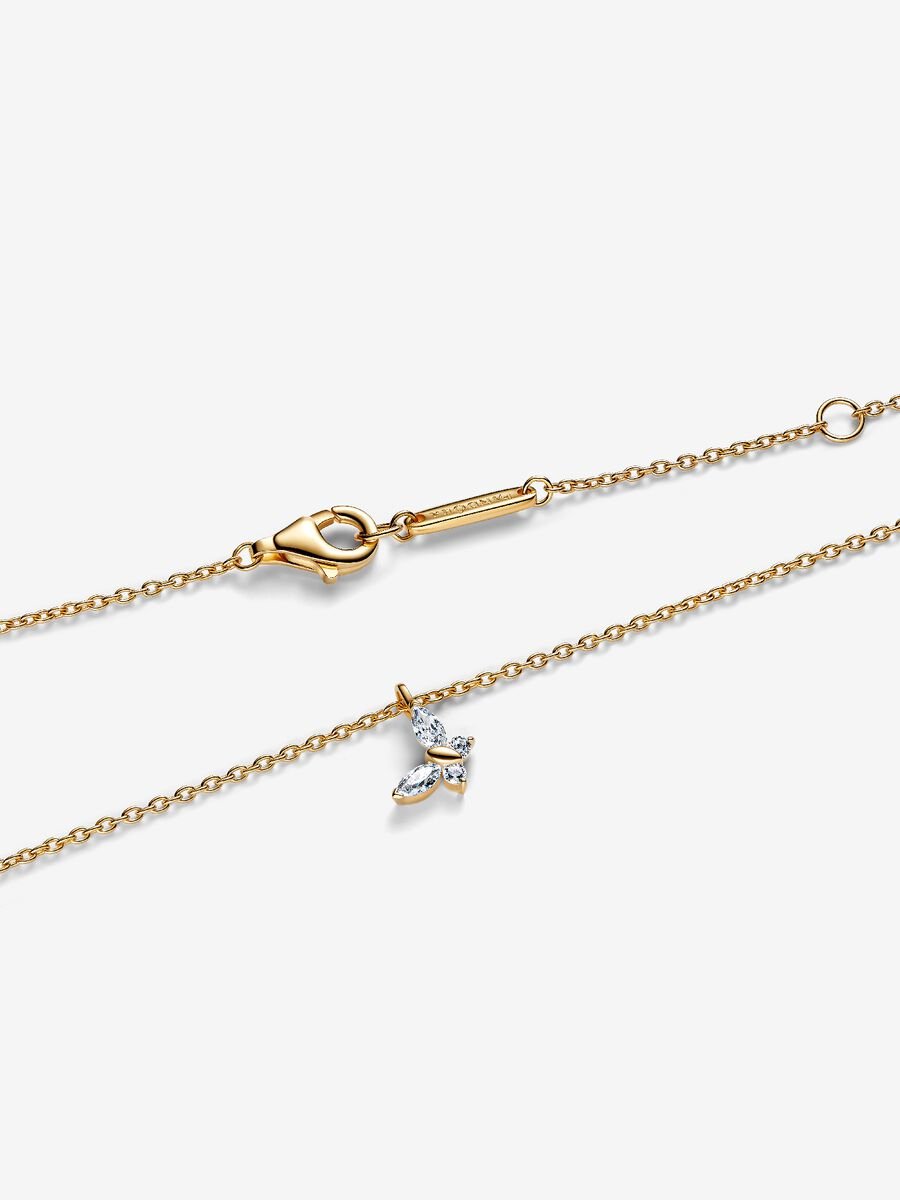 Collana con pendente Farfalla Placcatura in Oro 14k - COLLANA