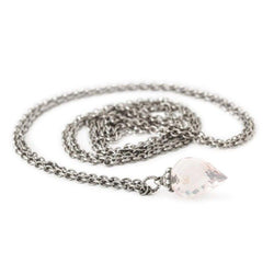 Collana con Quarzo Rosa 90 cm