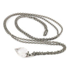 Collana con Quarzo Rosa 90 cm