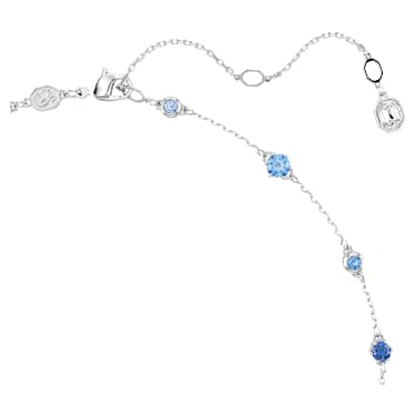 Collana Constella Taglio misto Blu Placcato rodio - COLLANA