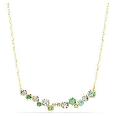 Collana Constella Taglio misto Verde Placcato color oro - COLLANA