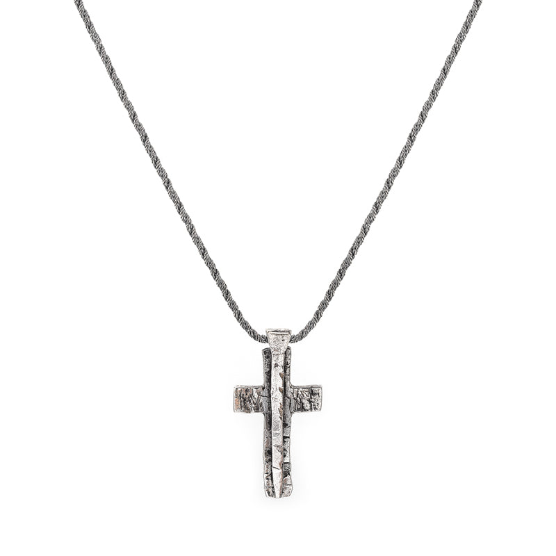 Collana Croce con Chiodo in Argento - COLLANE
