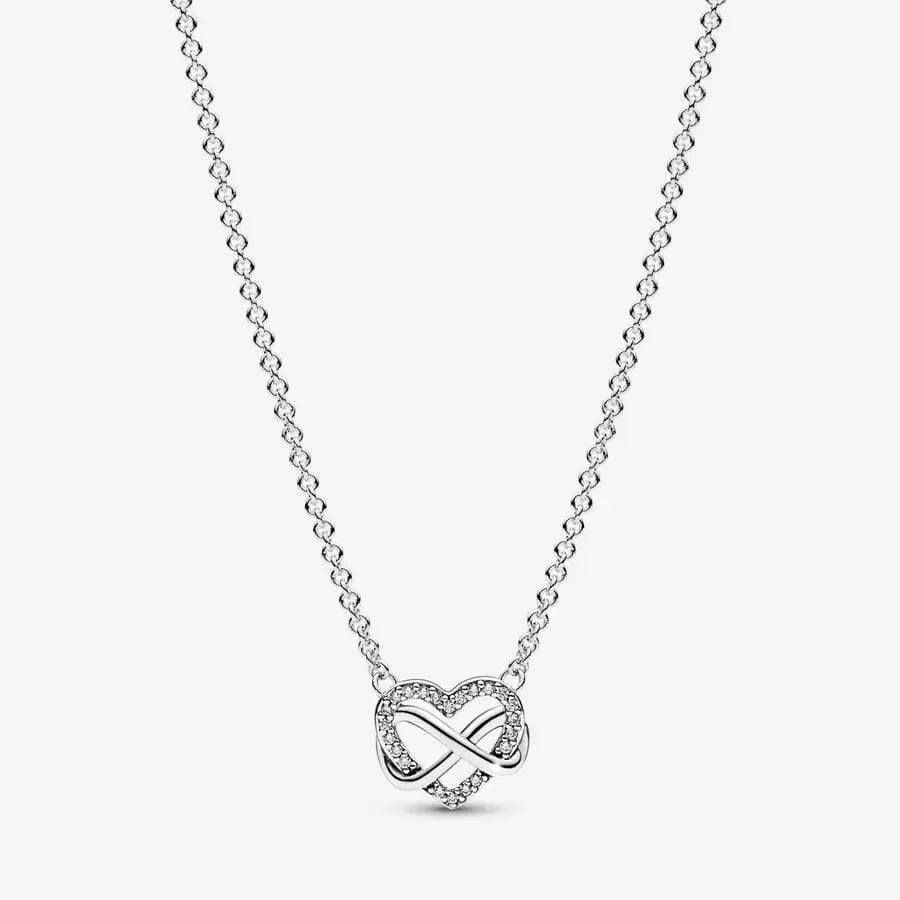 Collana Cuore Infinito Pietre Luminose