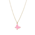 Collana Farfalla rosa