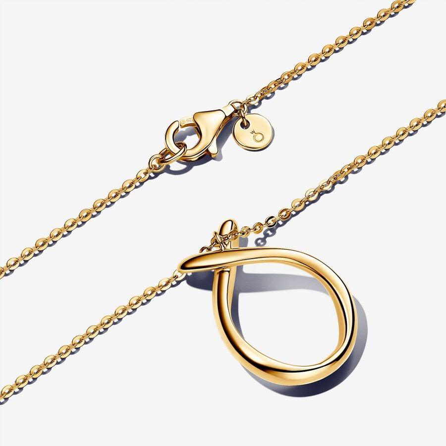 Collana Goccia Linea Sinuosa