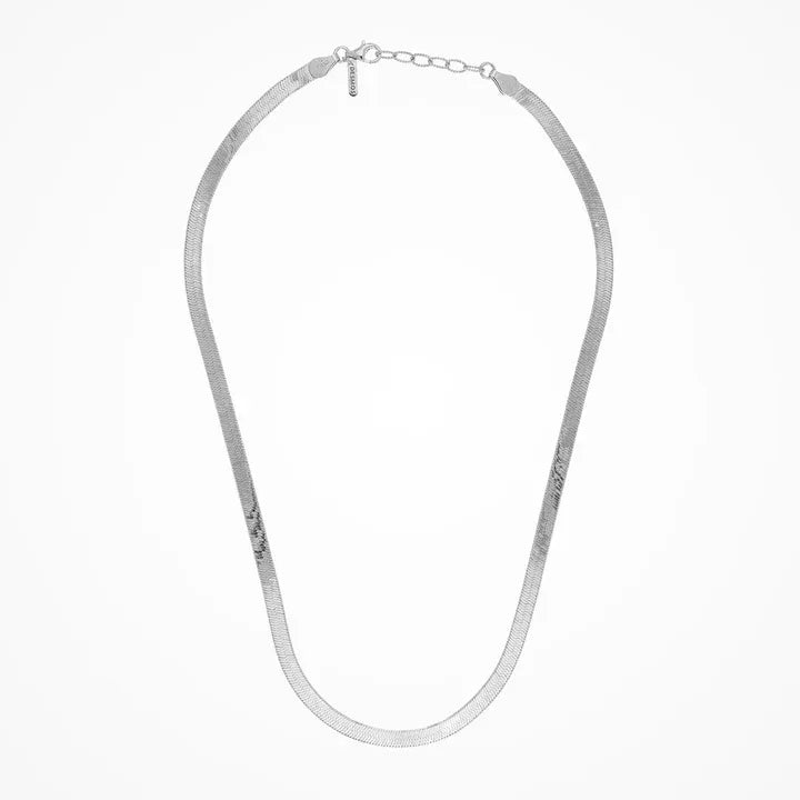 COLLANA HERRINGBONE Argento