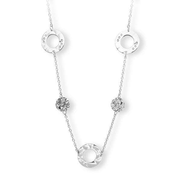 Collana in acciaio lunga, RING