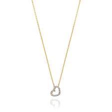 Collana in Oro Giallo Simbolo Cuore