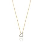 Collana in Oro Giallo Simbolo Cuore