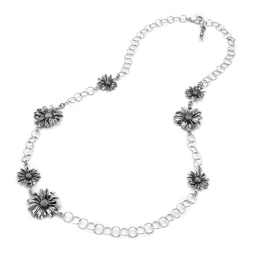 Collana Lunga Margherite Collana in Argento 925 - COLLANE