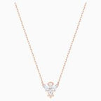 COLLANA MAGIC ANGEL, BIANCO, PLACCATO ORO ROSA