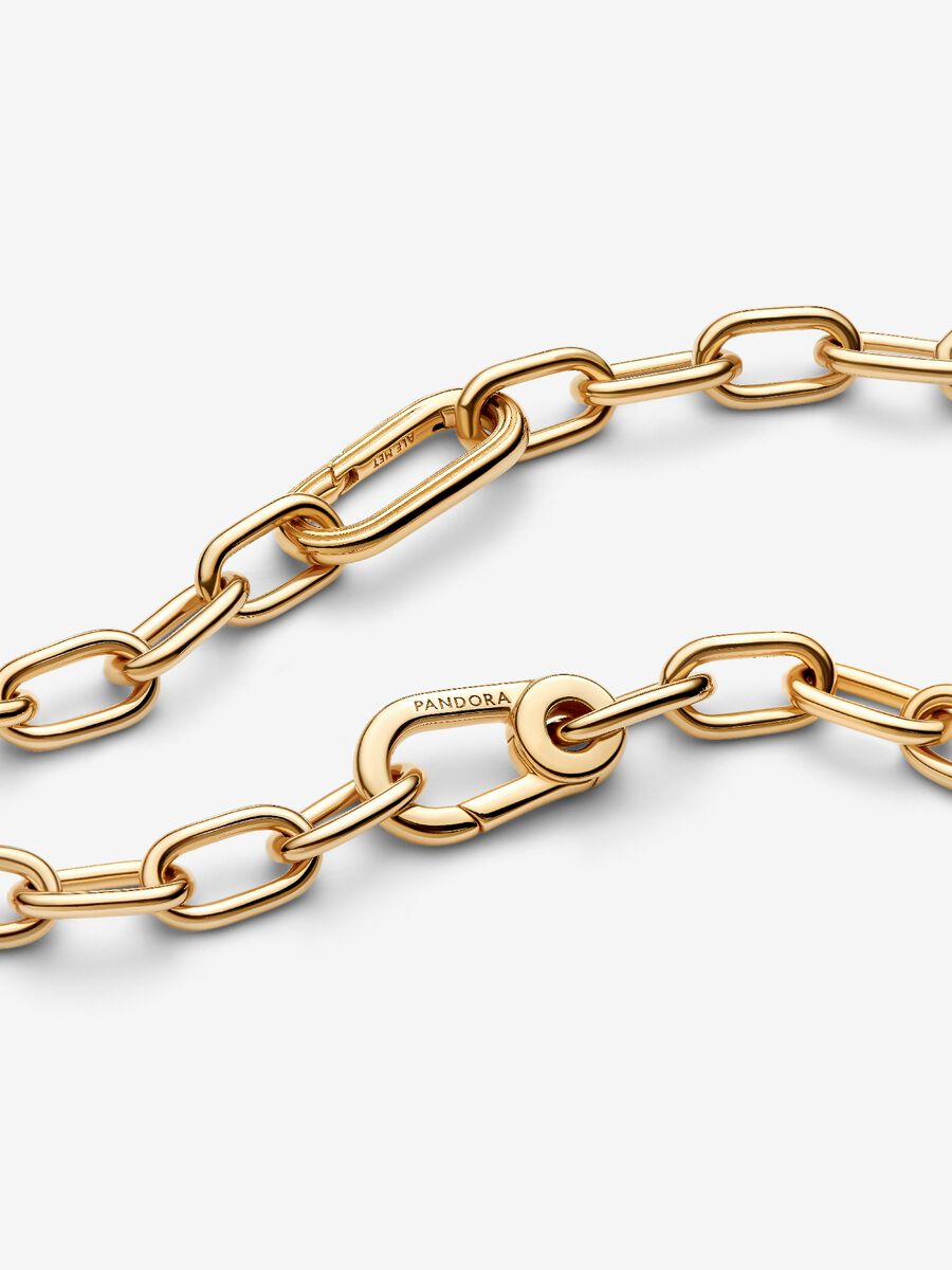 Collana Maglia Link Small Pandora ME Placcatura in Oro 14k - COLLANA