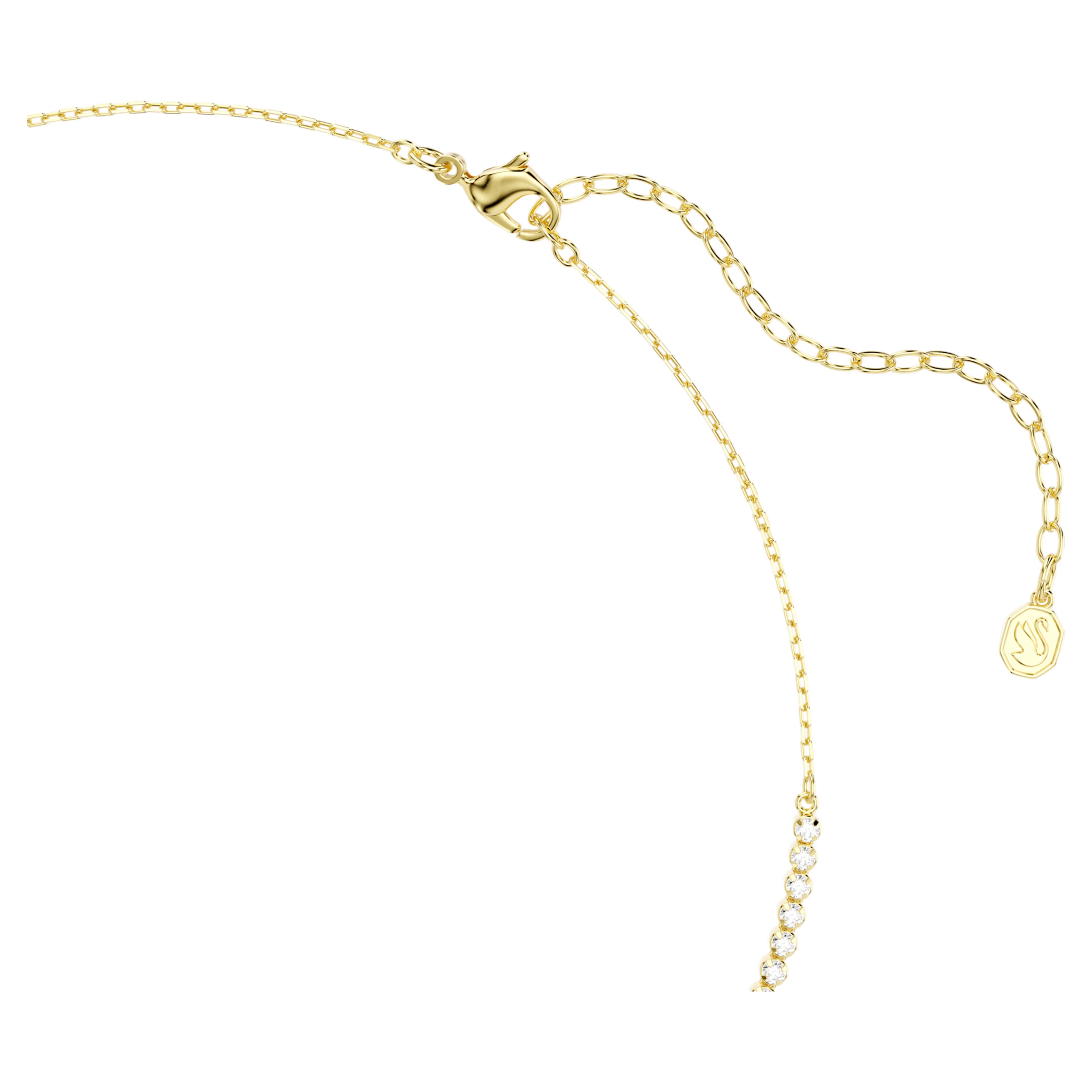 Collana Mesmera Taglio misto, Bianca, Finitura oro 18K