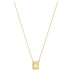Collana Millenia Swarovski Zirconia taglio Square, Giallo, Placcat...