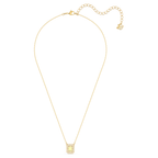 Collana Millenia Swarovski Zirconia taglio Square, Giallo, Placcat...