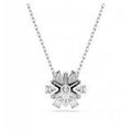Collana pendente Swarovski Idyllia fiocco di neve placcata rodio 5691484