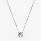 Collana Pendente Viola del Pensiero Blu Luminosa