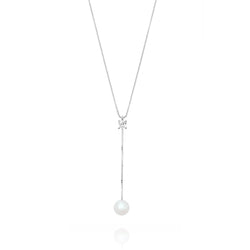 Collana Perla e Zirconi