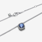Collana Punto Luce Quadrato Blu - COLLANE