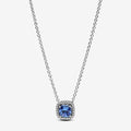 Collana Punto Luce Quadrato Blu - COLLANE