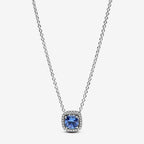 Collana Punto Luce Quadrato Blu - COLLANE