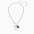 COLLANA THE ELEMENTS, BLU, MIX DI PLACCATURE