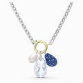 COLLANA THE ELEMENTS, BLU, MIX DI PLACCATURE