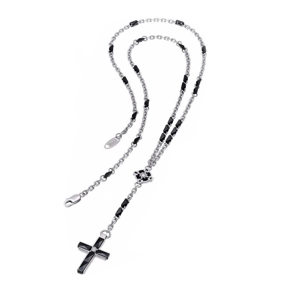 Collier homme Zancan avec croix Bijoux Pacelli – GIOIELLERIA PACELLI