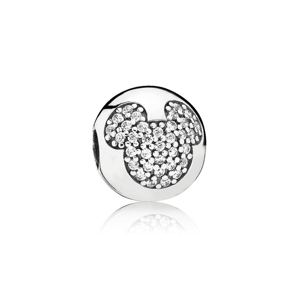 Disney Charm Mickey Mouse In Pavé