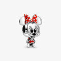 Disney, Charm Minnie con Vestito e Fiocco a pois